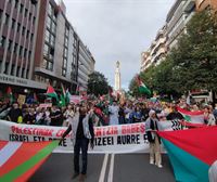 Miles de personas salen a la calle en Bilbao y Pamplona para apoyar al pueblo y a la resistencia palestina 