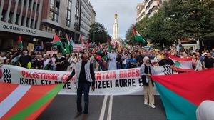 Miles de personas salen a la calle en Bilbao y Pamplona para apoyar al pueblo y a la resistencia palestina 