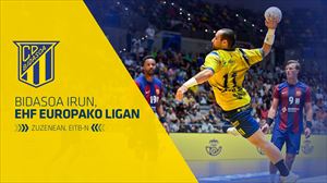 Bidasoa Irun vs Melsungen partida, zuzenean, eitb.eus-en eta ETB4n