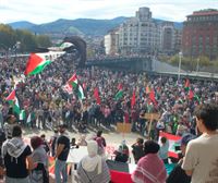 Bilbao se solidariza con el pueblo palestino