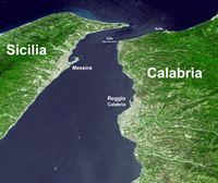 El puente colgante del Estrecho de Messina (Italia)