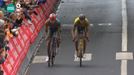 Paris-Tours lasterketaren azken kilometroa, eta Christophe Laporteren garaipena