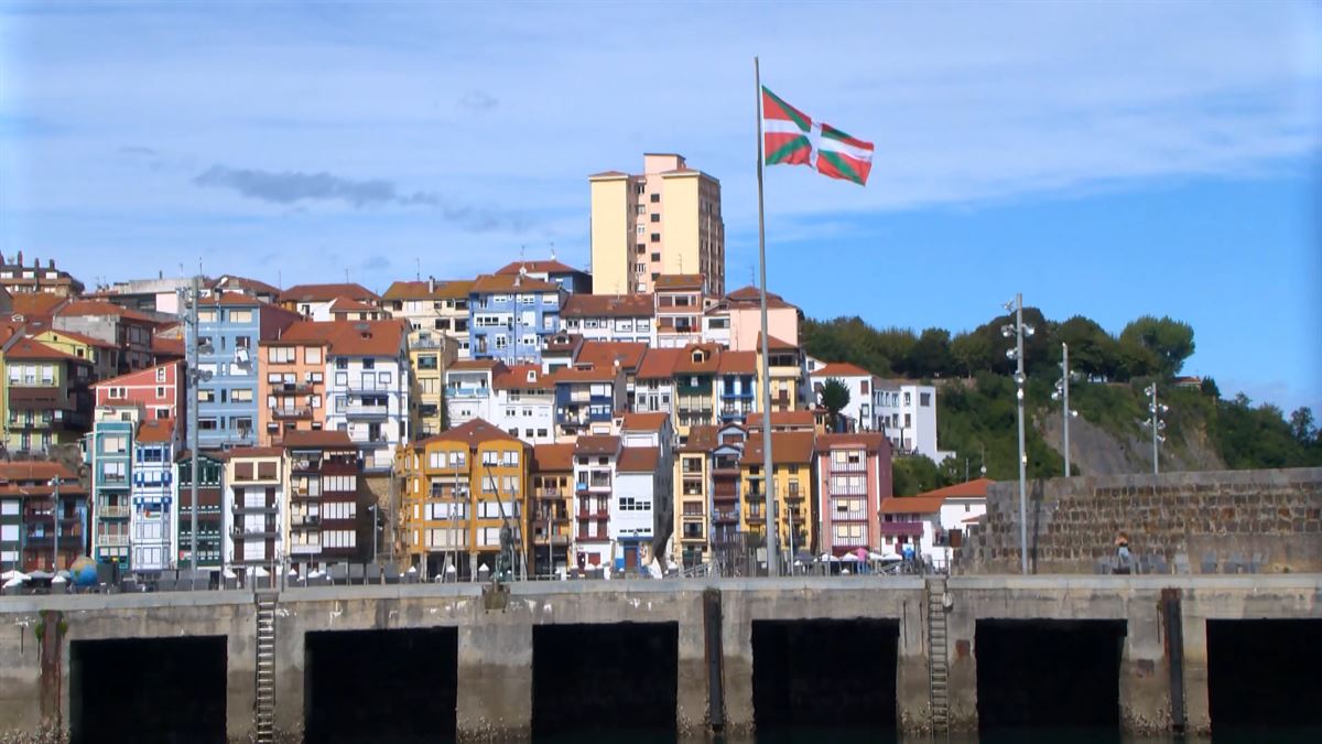 Bermeo. Imagen obtenida de un vídeo de EITB Media.