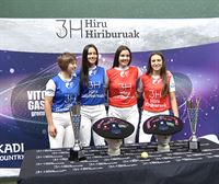 Las parejas Arraiza-Gaminde y Zabaleta-Mendizabal, listas para la final Hiru Hiriburuak