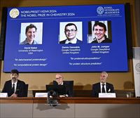 Baker, Jumper y Hassabis, Nobel de Química por descifrar códigos de proteínas a través de la IA