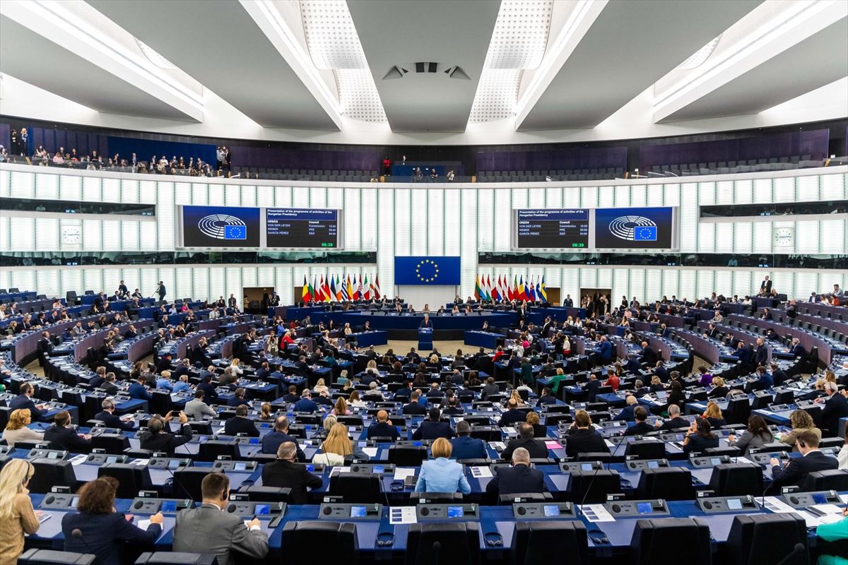 Parlamento Europeo. Foto: EFE.