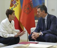 María Chivite pide a Pedro Sánchez acelerar las obras del TAV