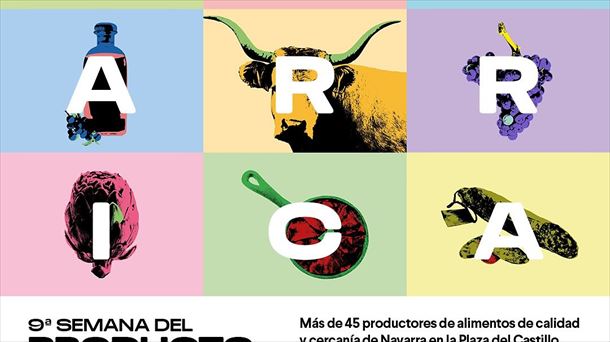 "9ª Semana del Producto Local" en la Plaza del Castillo de Pamplona