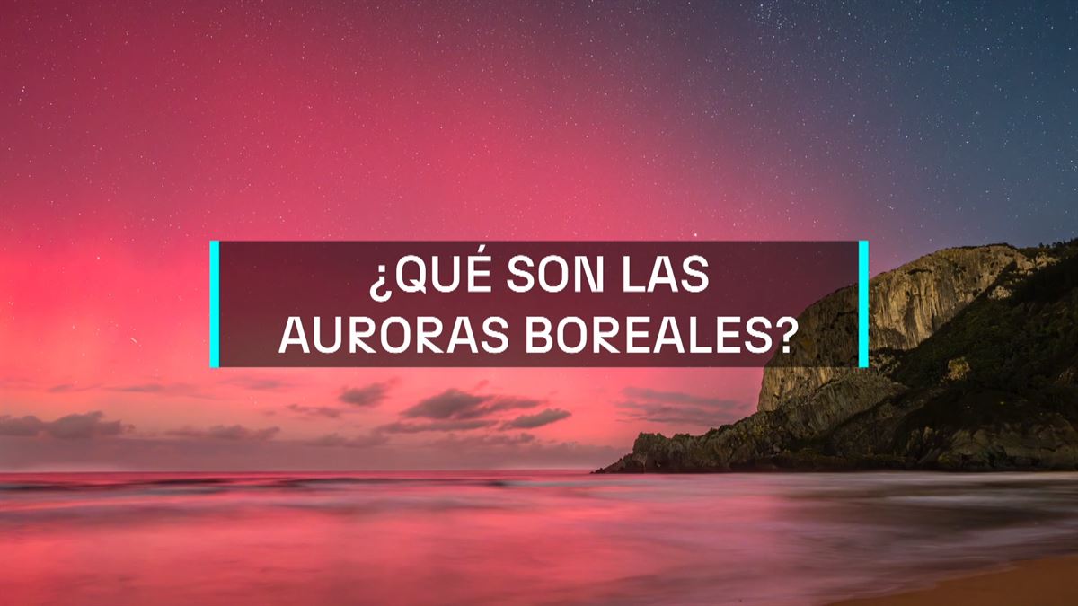 Aurora Boreal. Imagen obtenida de un vídeo de EITB Media.