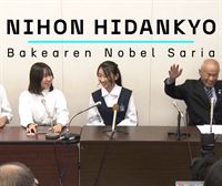 Bakearen Nobel saria, AEBk Japonian jaurtitako bonba nuklearretatik bizirik atera zirenen erakundeari