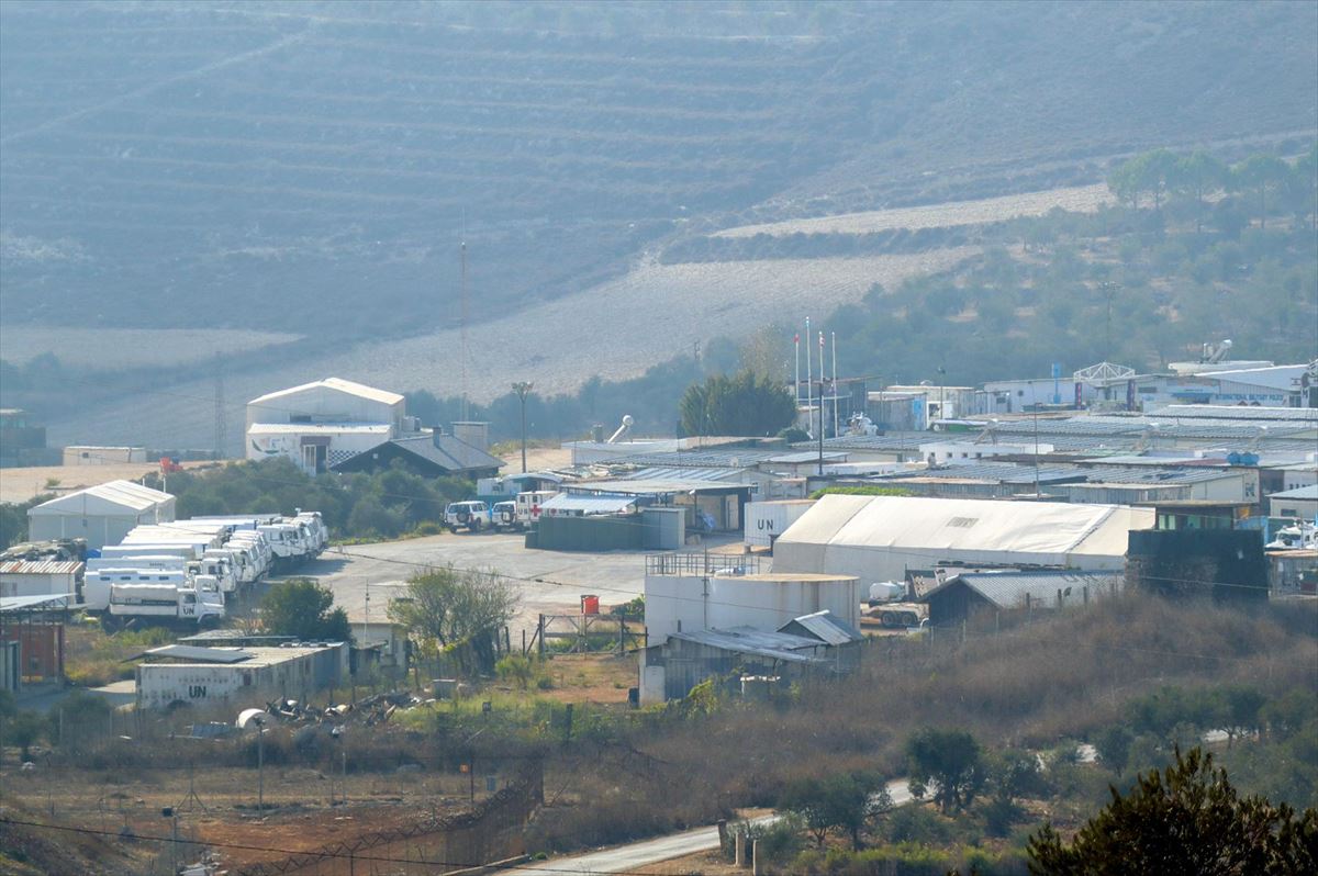 Una base de la misión de paz de la ONU (FINUL) en Líbano. Foto: EFE