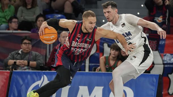 Sedekerkis, en un partido ante Murcia. Foto: EFE 