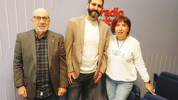 Aritz Ruiz, Agustín Plaza y María Jesus López Lapuente