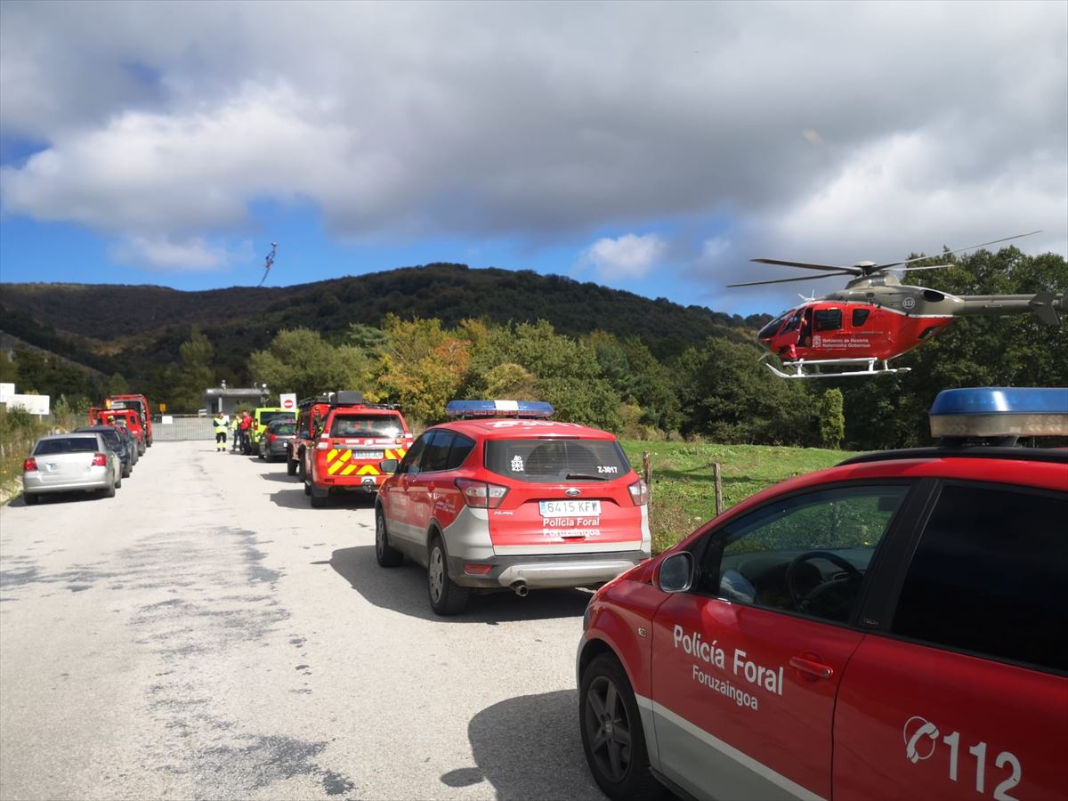 Los equipos de emergencia en el lugar del accidente