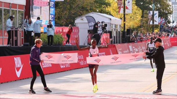 Ruth Chepngetich. Foto: Chicago Marathon