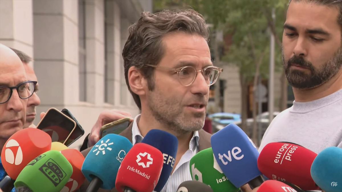 Borja Sémper, tras presentar la querella en la Audiencia Nacional