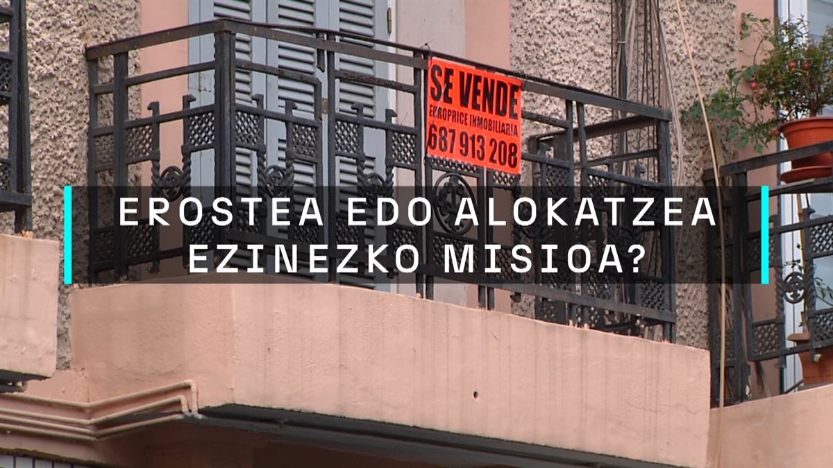 Etxebizitzak. EITB Mediaren bideo batetik ateratako irudia.