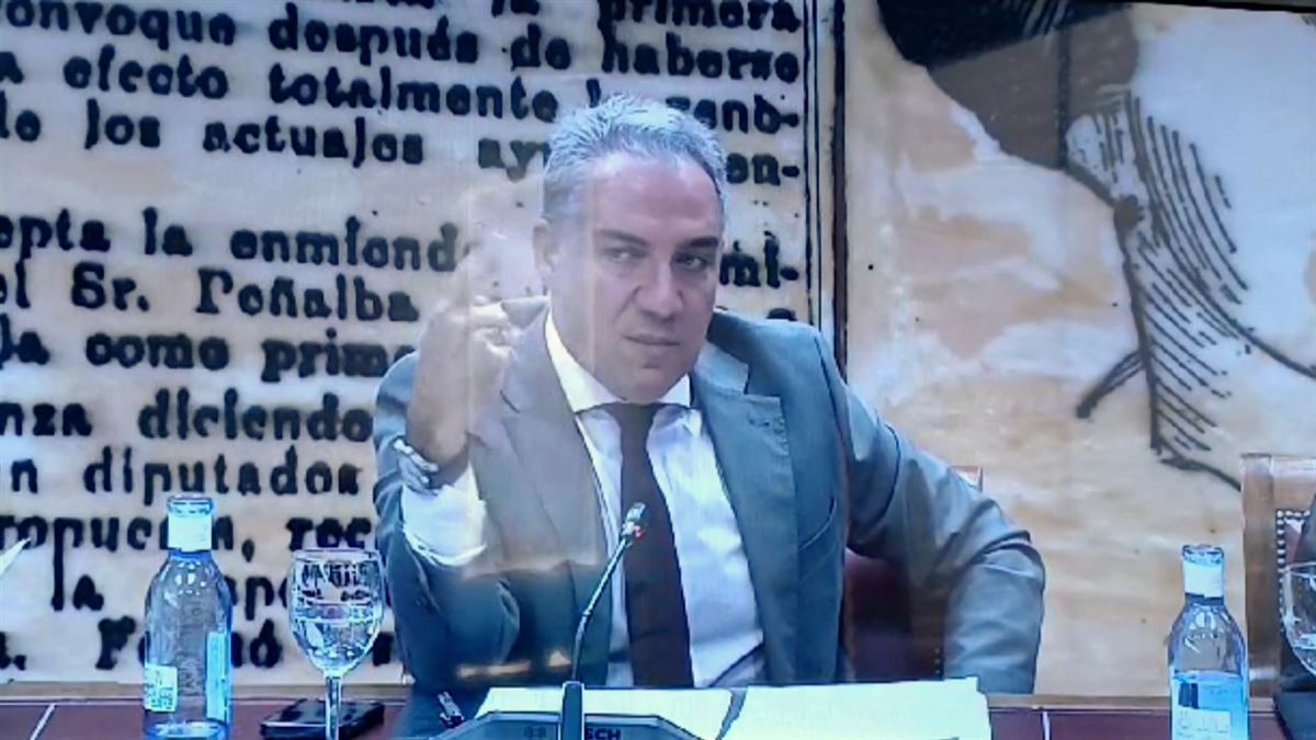 Elías Bendodo. Imagen obtenida de un vídeo de EFE.