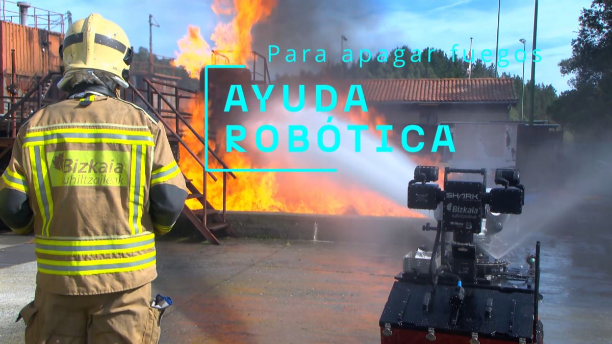 Robot de los bomberos de Bizkaia.