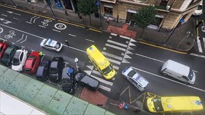 Dos personas heridas en un atropello en Portugalete