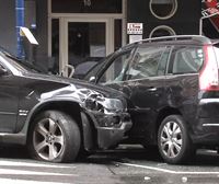 Un coche arrolla a dos personas en Portugalete