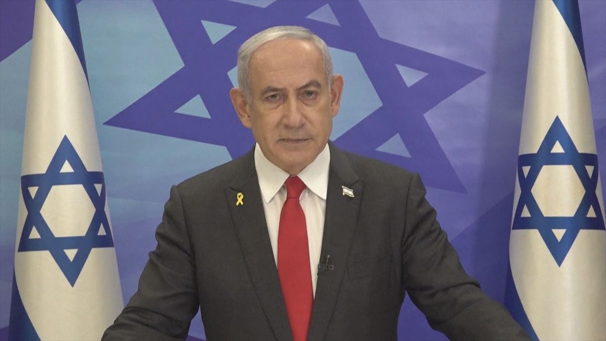 Benjamin Netanyahu Israelgo lehen ministroa. Irudia: AFP agentzia