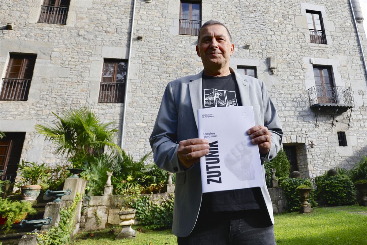 El coordinador general de EH Bildu, Arnaldo Otegi. Foto: EFE