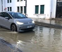 El casco histórico de Baiona vuelve a inundarse