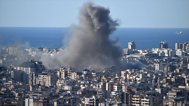 Israeli military says it has struck Hezbollah intelligence center in Beirut