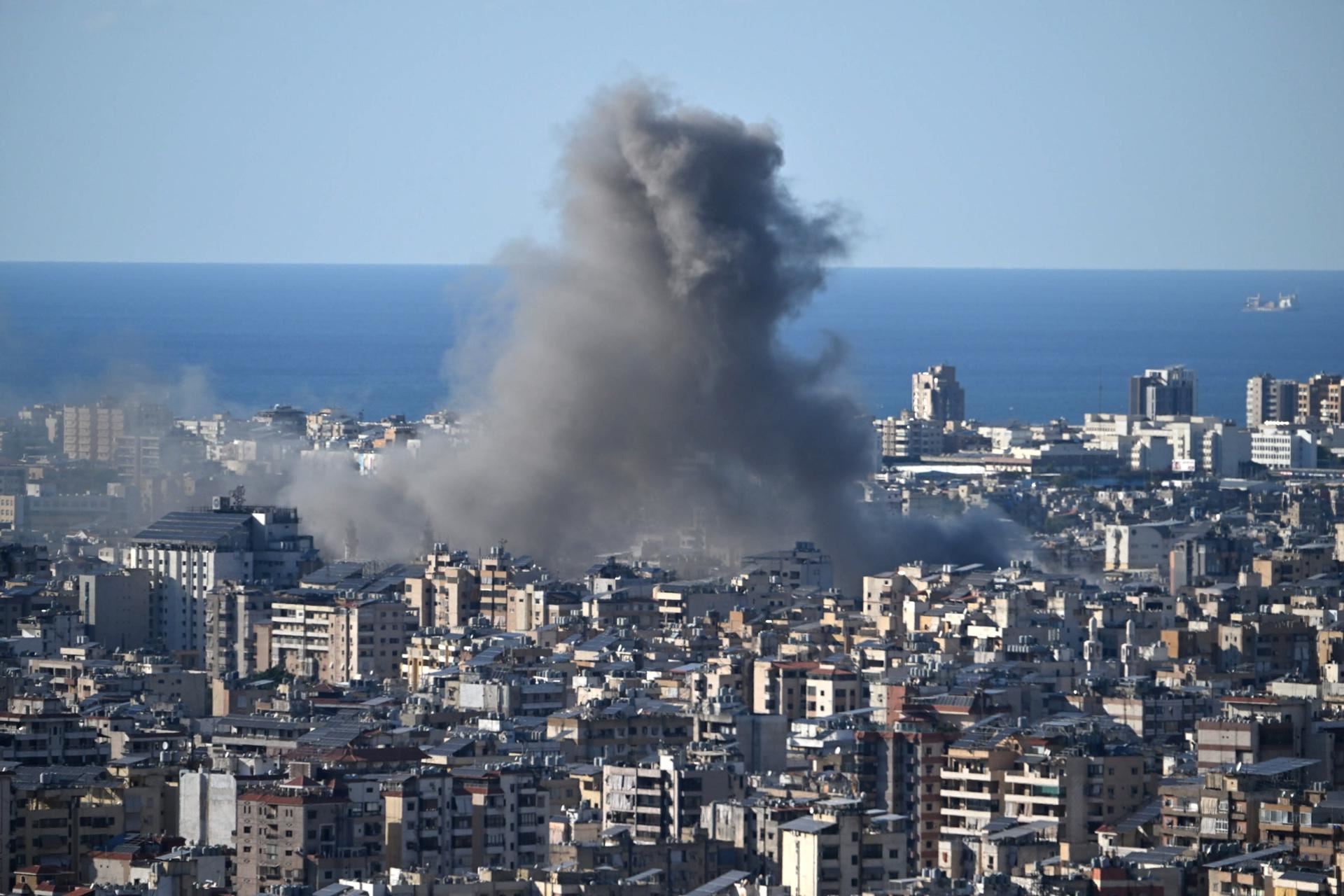 Ataque israelí en Líbano. 