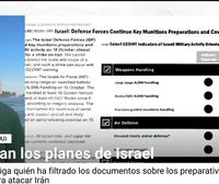 Salen a la luz documentos clasificados con los planes que supuestamente tendría Israel para atacar a Irán