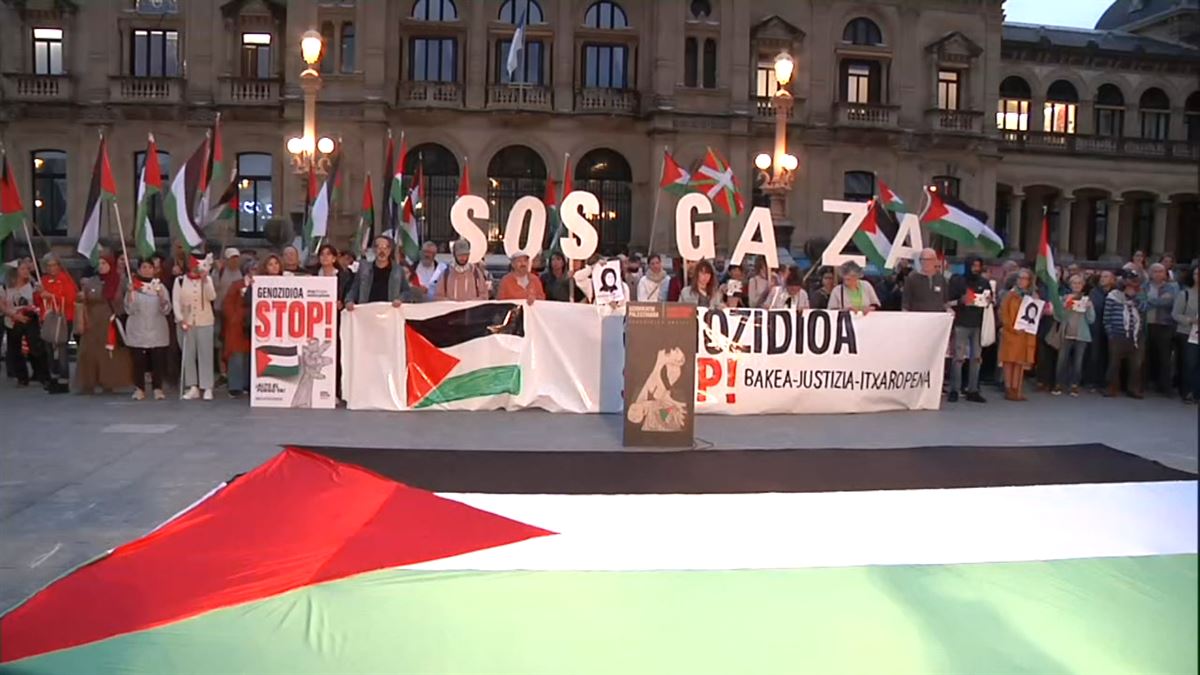 Donostia. EITB Mediaren bideo batetik ateratako irudia.