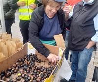 La Fiesta de la Castaña de Apellaniz saca lustro a su manjar