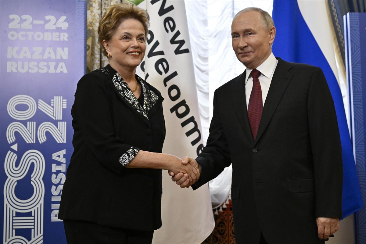 Putin y Rousseff en Kazán (Rusia). Foto: EFE