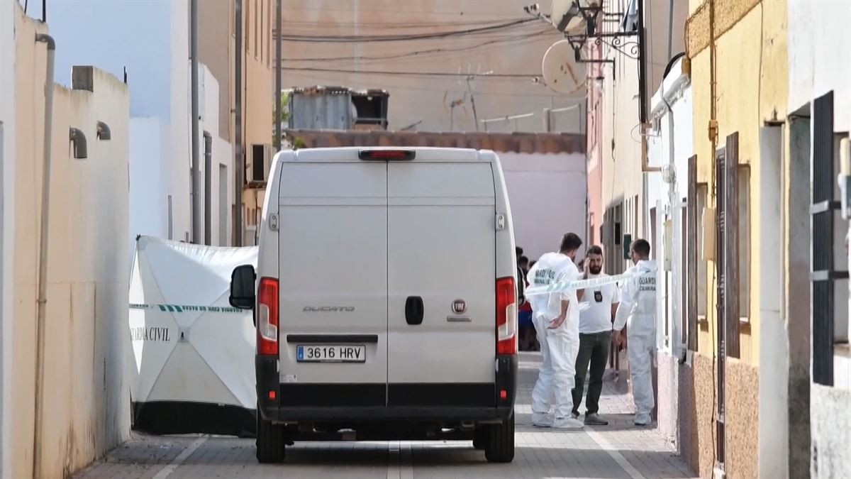 Lugar del asesinato. Imagen obtenida de un vídeo de EFE.