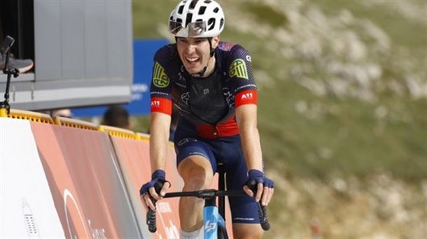 Márton Dina es un ciclista con buenas condiciones para la montaña. Foto: Euskaltel-Euskadi. 