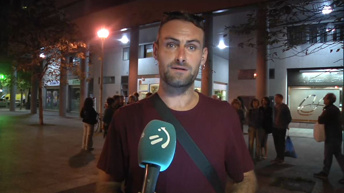 Kaleko Afari Solidarioak. Imagen obtenida de un vídeo de EITB Media.