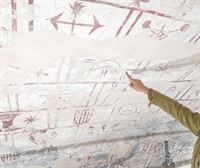 Miñano Menor saca a la luz pintura roja medieval y del siglo XVI de su iglesia parroquial