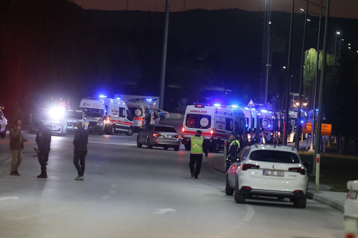 Ankara, ayer, tras el atentado. Foto: EFE