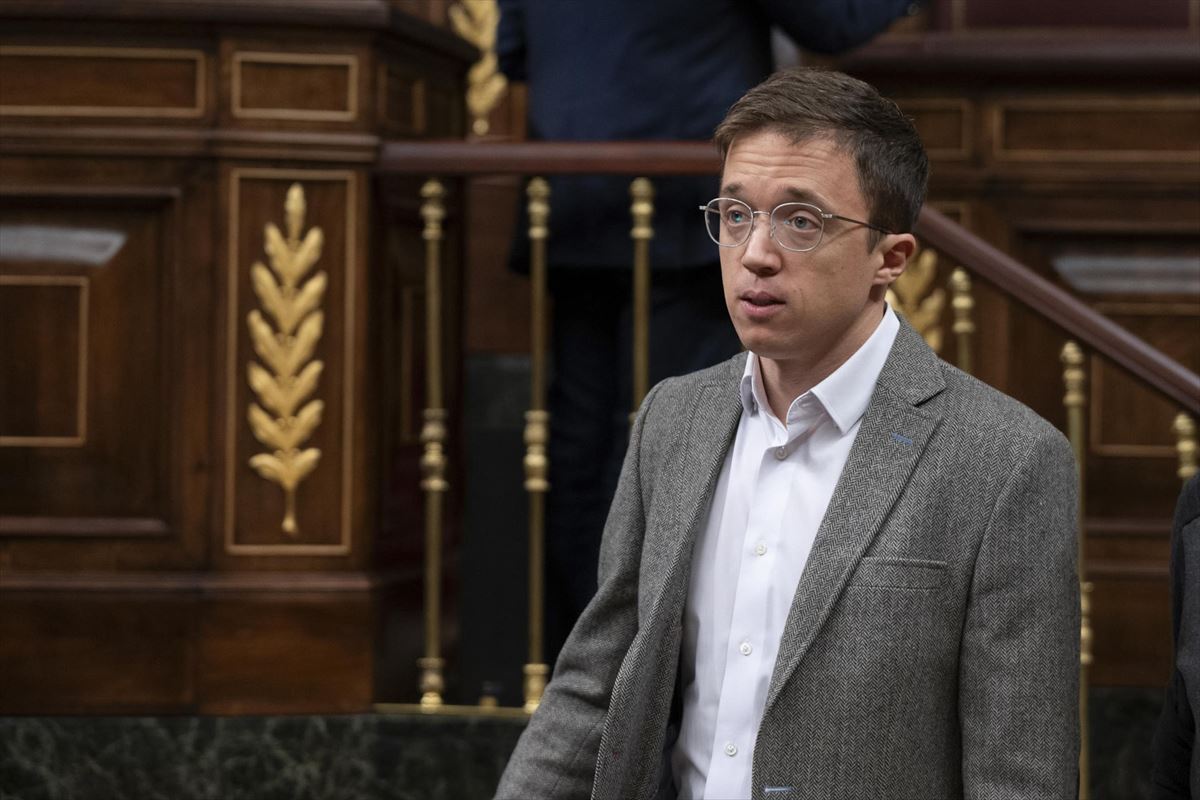 Errejón, en el Congreso. 