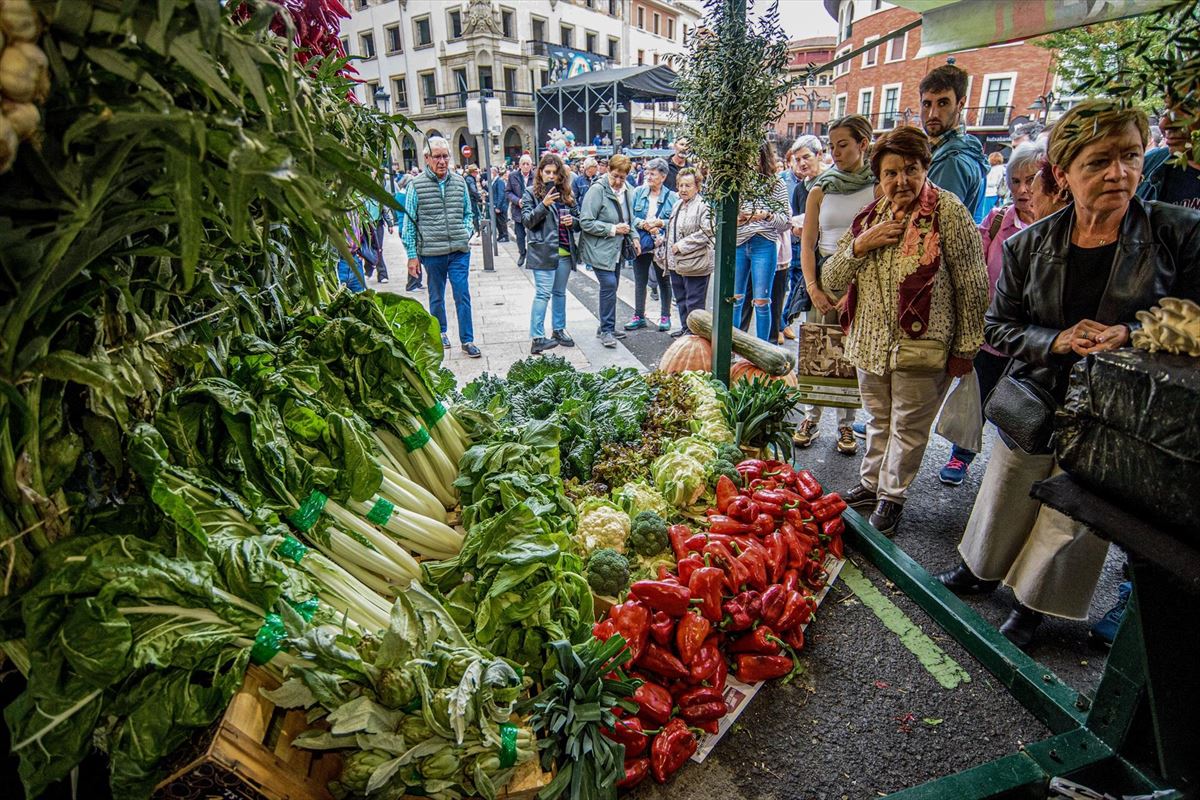 Feria del Ultimo Lunes de Octubre en Gernika. EFE.