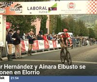 Aitor Hernández y Ainara Elbusto se imponen en el Ciclocross de Elorrio