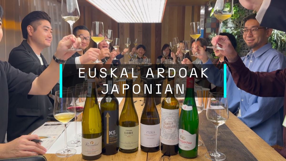  Basque Wine markak eta Eusko Jaurlaritzak euskal ardo dastaketa abiatu dute Japonian