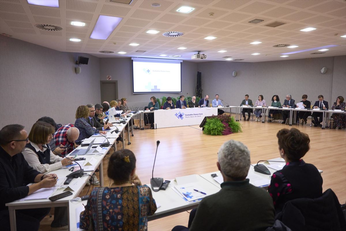 Tercera reunión del Pacto Vasco de Salud