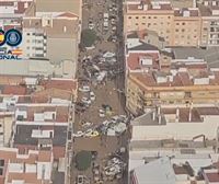 La tragedia de Valencia, vista desde el aire