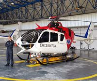 Helicópteros de la Ertzaintza, listos para ayudar en Valencia