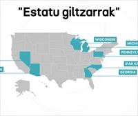 'Swing States', AEBko bozetan erabakigarriak izan daitezkeeen zazpi estatu giltzarriak