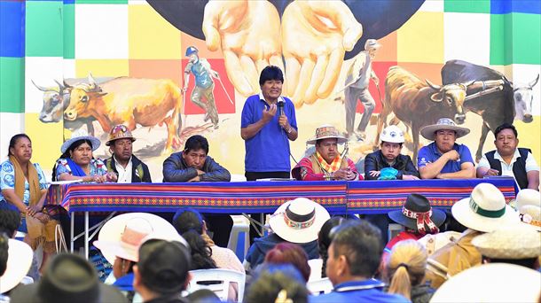 Evo Morales. Argazkia: EFE