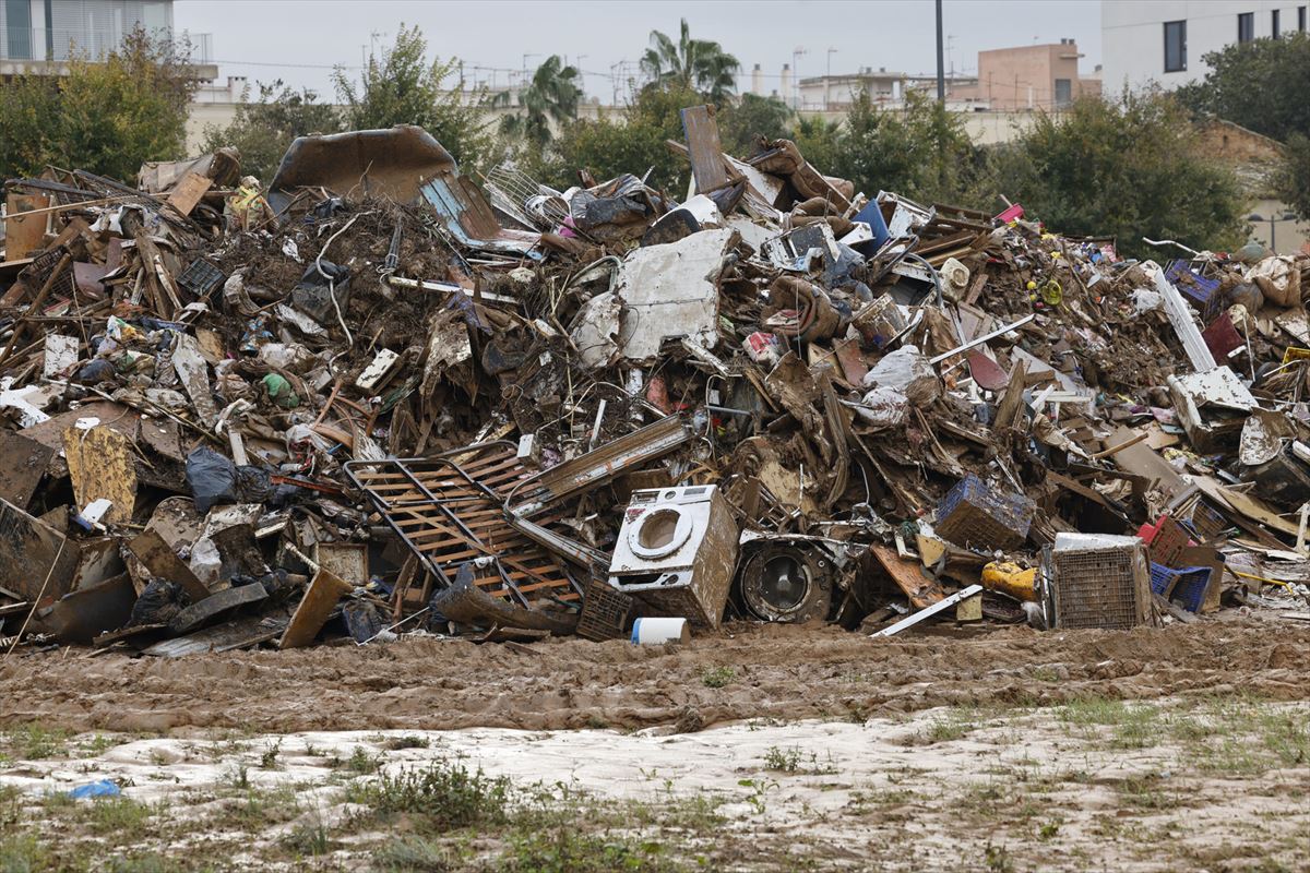 Imagen de archivo de los daños ocasionados por las inundaciones. Foto: EFE