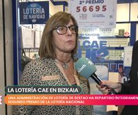 Sara, lotera de Sestao: ''Este premio se lo quiero dedicar a mi marido''